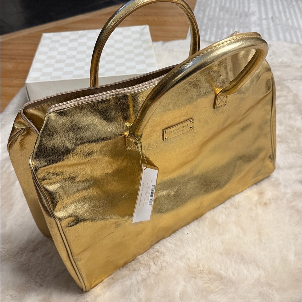 Michael Kors Gold Weekender Gift Tote